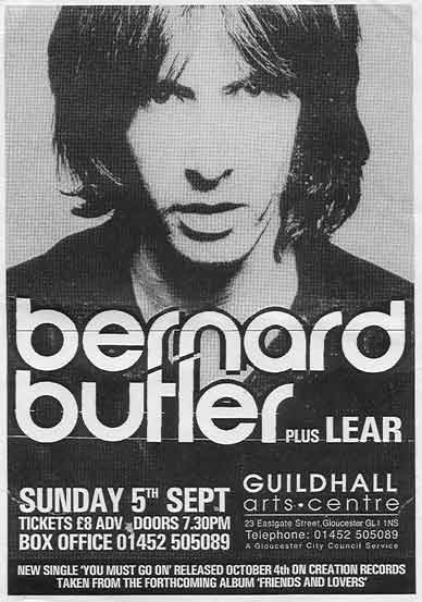 Bernard Butler Poster
